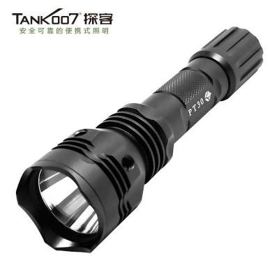 TANK007探客PT30戰(zhàn)術(shù)強(qiáng)光手電筒 夜騎露營(yíng)防身手電