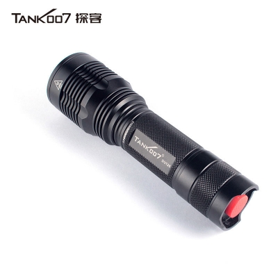 TANK007探客戶外執(zhí)勤，執(zhí)法，巡邏遠射防水戶外LED超亮手電筒DU126